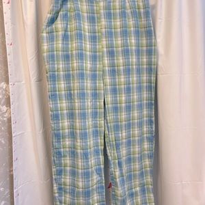 Plaid capri pants size 16
